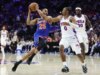 Jalen Brunson marca 33 enquanto Knicks se aproxima da vitória dos Sixers