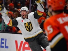 O hat-trick de Mitch Marner dá aos Golden Knights vantagem de 2 a 1 sobre os Geese