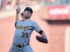 Piratas coletam 20 acertos enquanto Braxton Ashcraft domina Giants