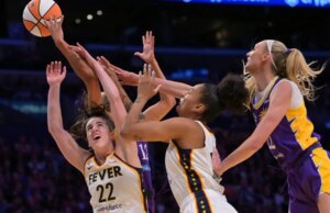Caitlin Clark marca 23 pontos enquanto Fever lida com Sparks pela primeira vitória