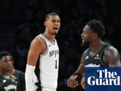 39 pontos, 15 rebotes, cinco bloqueios: Wembanyama faz mais história nos playoffs da NBA para o Spurs