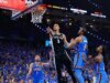O esforço de 41-24 de Victor Wembanyama permite que o Spurs ultrapasse o Thunder em 2 OTs