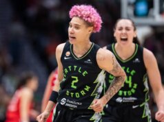 Os 24 pontos de Natisha Hiedeman lideram Storm sobre Mystics