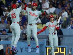 Phillies ‘tremendous legais’ buscam tirar séries de estrada dos Dodgers