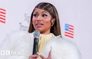 Badenoch ‘lisonjeado’ com comparação de Thatcher com Nicki Minaj