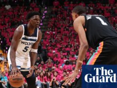 Edwards ajuda Timberwolves a vencer o Spurs, apesar do recorde de Wembanyama nos playoffs