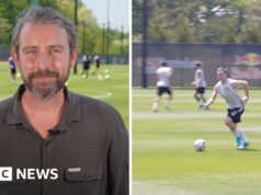 Assista: Campos, PlayStations e sorvete de proteína – Uma olhada por dentro do acampamento-base da Copa do Mundo do Brasil