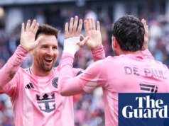 $ 28,3 milhões Messi é o maior ganhador da MLS novamente, ganhando mais que o dobro de Son
