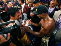 Floyd Mayweather Jr. e Manny Pacquiao concordam em revanche