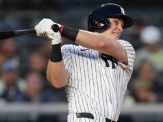 Rice e Caballero dwelling run na vitória dos Yankees sobre Orioles pela 11ª vitória em 13 jogos