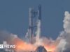 SpaceX lança enorme foguete Starship V3 em voo de teste