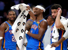 Playoffs da NBA: Thunder Cruise no jogo 3 com vantagem de 3 a 0 contra o Lakers