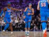 Playoffs da NBA: Shai Gilgeous-Alexander e Thunder prime Spurs empatam a série