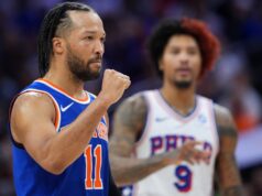 Brunson marca 33 pontos e ajuda Knicks a ter vantagem de 3 a 0 sobre o 76ers