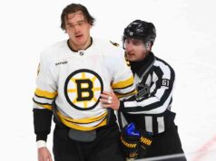 Zadorov, do Bruins, jogou através do MCL totalmente rasgado na série contra o Sabres