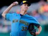 Misiorowski, dos Brewers, lança sete arremessos mais rápidos como titular contra os Yankees