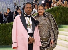 Momento desconfortável entre Rihanna e ASAP Rocky no Met Gala capturado pela câmera