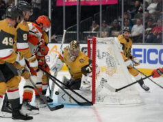Barbashev marca tarde na vitória dos Golden Knights sobre Geese no jogo 1