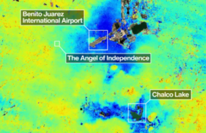 A Cidade do México está afundando. Um poderoso satélite da NASA acaba de revelar quão rápido