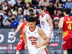 PBA: Japeth Aguilar presença constante no empate de Ginebra nas semifinais