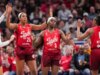Caitlin Clark lidera Fever na pontuação enquanto Indiana garante a terceira vitória consecutiva na WNBA