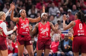 Caitlin Clark lidera Fever na pontuação enquanto Indiana garante a terceira vitória consecutiva na WNBA