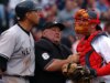 A esposa da lenda do Purple Sox, Jason Varitek, parece sofrer um ataque massivo ao time após uma demissão feia