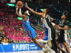 As melhores apostas do Oklahoma Metropolis Thunder no San Antonio Spurs no jogo 4 incluem um lado e dois jogadores