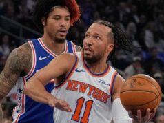 Knicks continuam em alta, ultrapassando 76ers no jogo 1