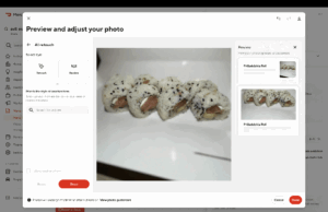 DoorDash adiciona ferramentas de IA para acelerar a integração do comerciante e editar fotos de pratos