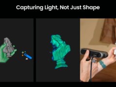 Revopoint POP 4 é lançado no Kickstarter: o primeiro scanner 3D alimentado por IA com exportação fotorreal de 3D Gaussian Splatting