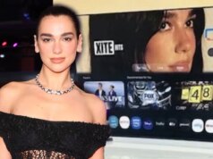 Dua Lipa processa Samsung em US$ 15 milhões depois de usar seu rosto para açoitar TVs