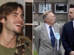 A estrela do Huge Brother, Alex Sibley, ganha cadeira para a Reforma nas eleições locais