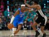 Thunder supera início lento, os principais Spurs no jogo 3 assumem a liderança da série por 2-1
