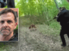 PEGADO EM VÍDEO: Bloodhound rastreia fugitivo armado das Forças Especiais na floresta após supostamente atirar na esposa