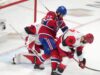 Os atacantes Newhook e Dach do Montreal perdem o skate matinal, ambos disponíveis para o jogo 4