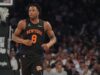 Anunoby, dos Knicks, volta a treinar em pleno, com tendência de retorno