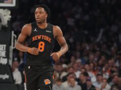 Anunoby, dos Knicks, volta a treinar em pleno, com tendência de retorno