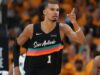 Wembanyama, do Spurs, bate recorde de bloqueios em jogo dos playoffs