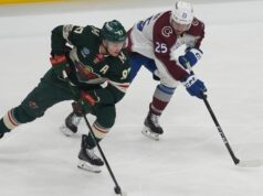 Kaprizov, Wild hand Avalanche primeira derrota nos playoffs, série de trilhas 2-1