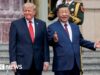 Bajulação e alarde quando Trump deu as boas-vindas à China – mas questões espinhosas permanecem