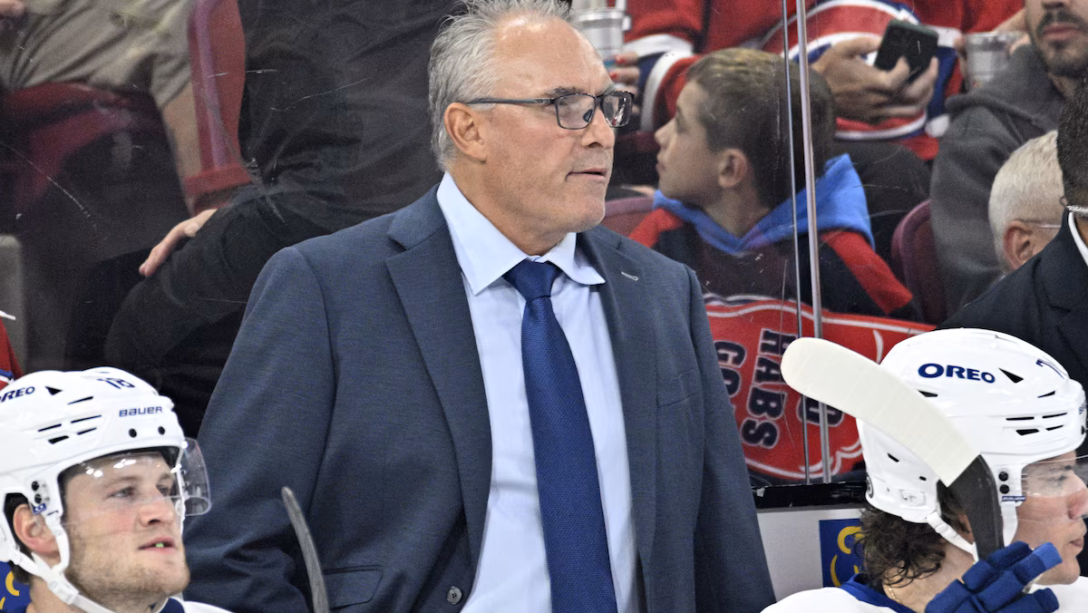 O líder dos Maple Leafs, Craig Berube