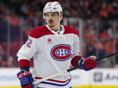 Arber Xhekaj dos Canadiens sai, Jayden Struble entra para o jogo 1 contra Hurricanes