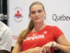 A perchiste canadense Alysha Newman suspende 20 meses