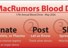 MacRumors 2026 Doação de Sangue