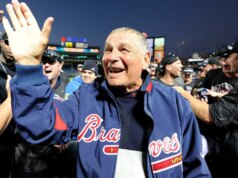 Bobby Cox, lendário técnico do Atlanta Braves que liderou os campeões da World Sequence de 1995, morreu aos 84 anos