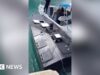 Grécia conduz explosão controlada de explosivos misteriosos de drones navais