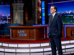 Stephen Colbert faz a reverência closing como apresentador do ‘Late Present’ em um closing apolítico repleto de estrelas