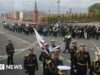 Steve Rosenberg: O desfile do Dia da Vitória deste ano em Moscou foi muito diferente