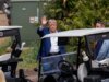 Trump aparece no evento LIV Golf em seu campo na Virgínia depois de pedir aos jogadores que voltem ao PGA Tour